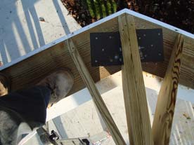 vinyl gazebo roof assembly