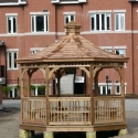 wooden 12 foot octagon gazebo